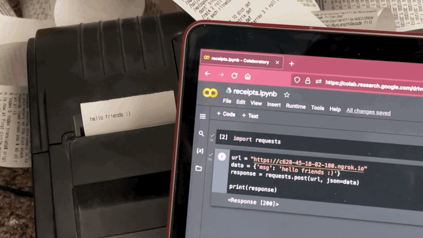 *printer sounds* a web request to the receipt printer