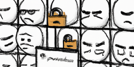 blobs locked in separate boxes